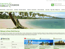 Tablet Screenshot of greenworldtourism.com